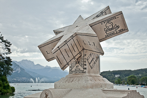 Lakeside orientation point, Annecy